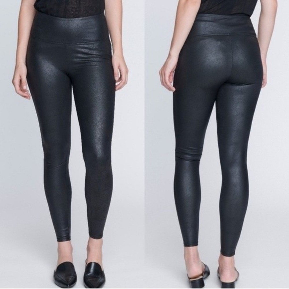 Seven 7 XXl Black Faux Leather Leggings Plus Women’s